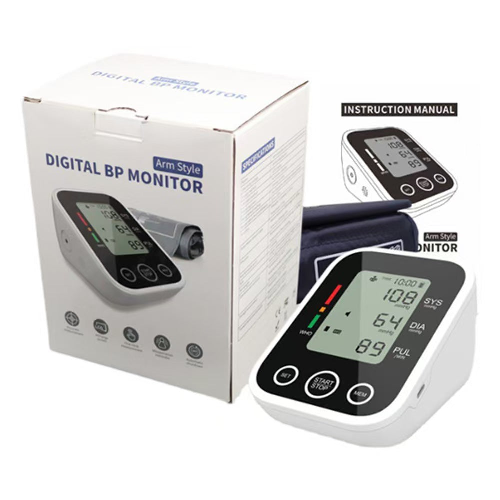 Digtal Arm Style Blood PressureE Monitor