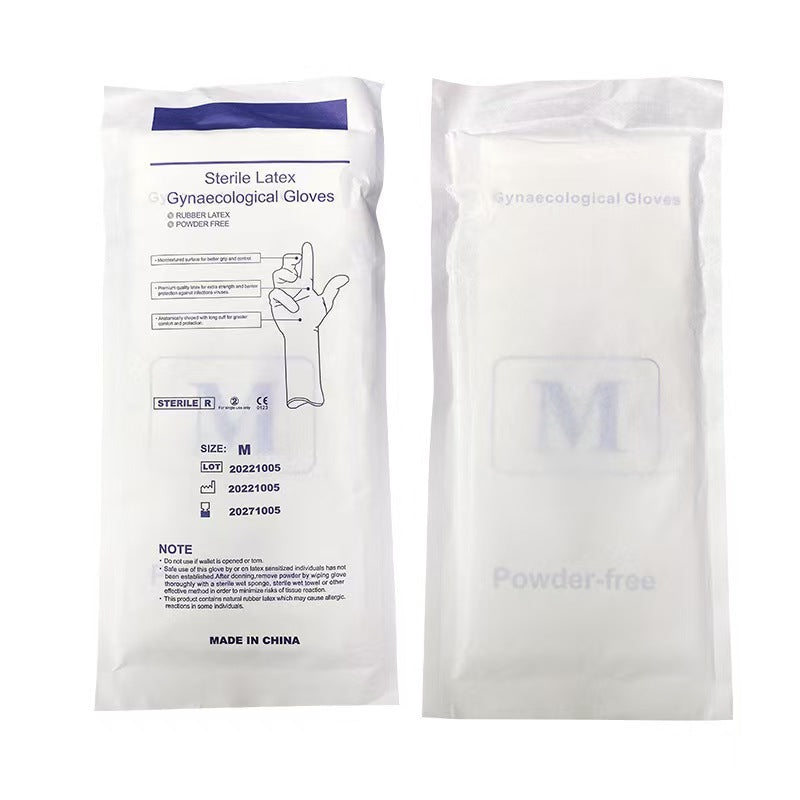 Sterile Latex Powdered Gynaecological Gloves