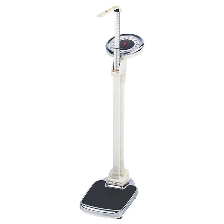 Analog Medical Height Weight Measuring Scale Mechanical Stadiometer Body Scale for Adult Gym School Physical Examination