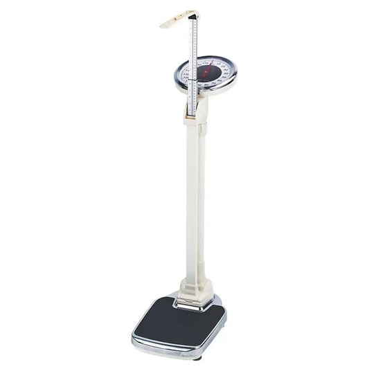 Analog Medical Height Weight Measuring Scale Mechanical Stadiometer Body Scale for Adult Gym School Physical Examination
