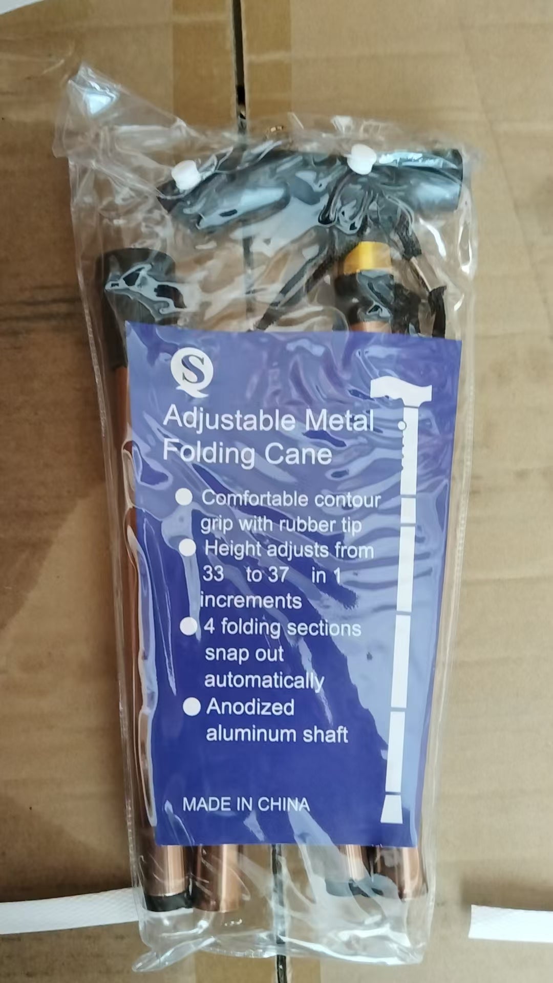 Adjustable Metal Folding Cane