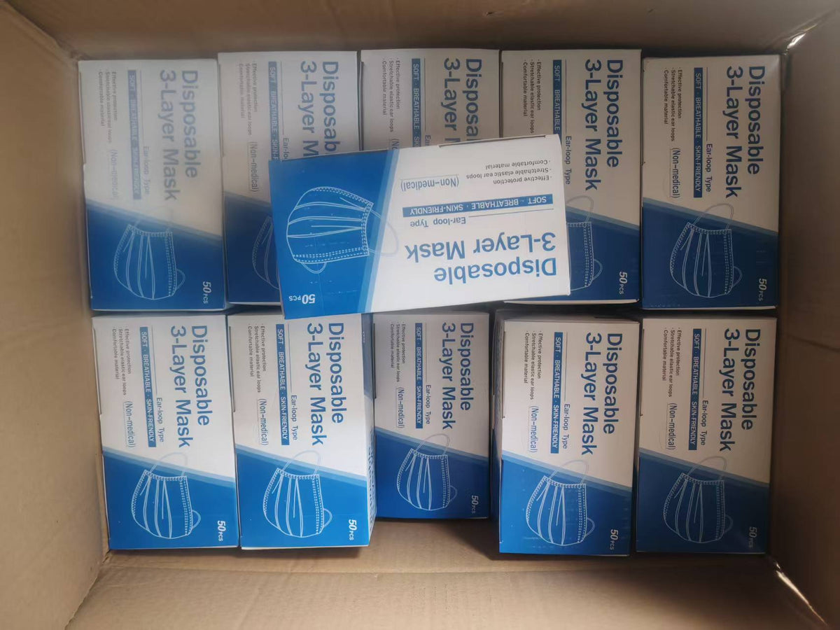 Disposable 3 Ply Non-Medical Ear-loop Face Mask