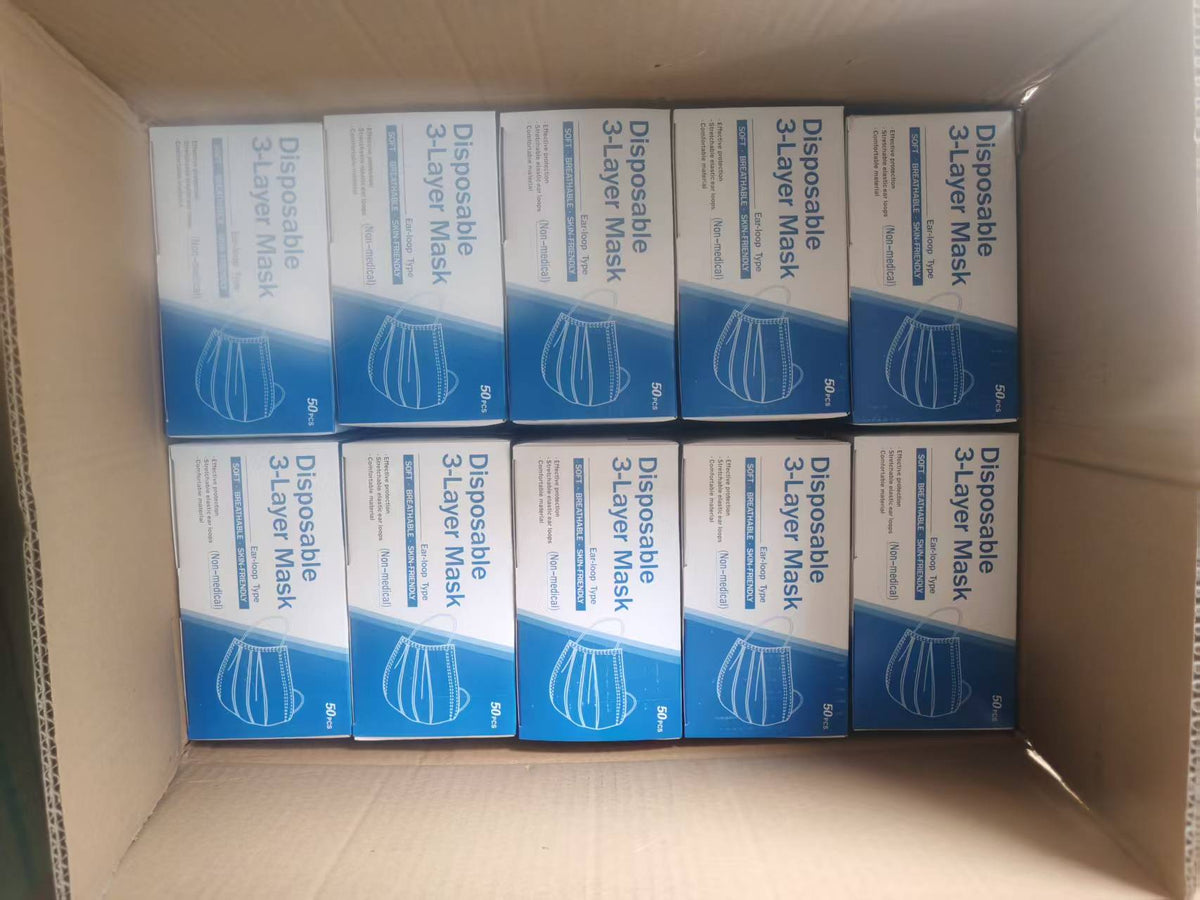 Disposable 3 Ply Non-Medical Ear-loop Face Mask