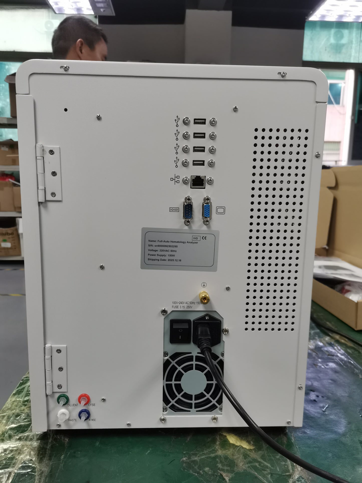 Double Chamber Full-auto Hematology Analyzer