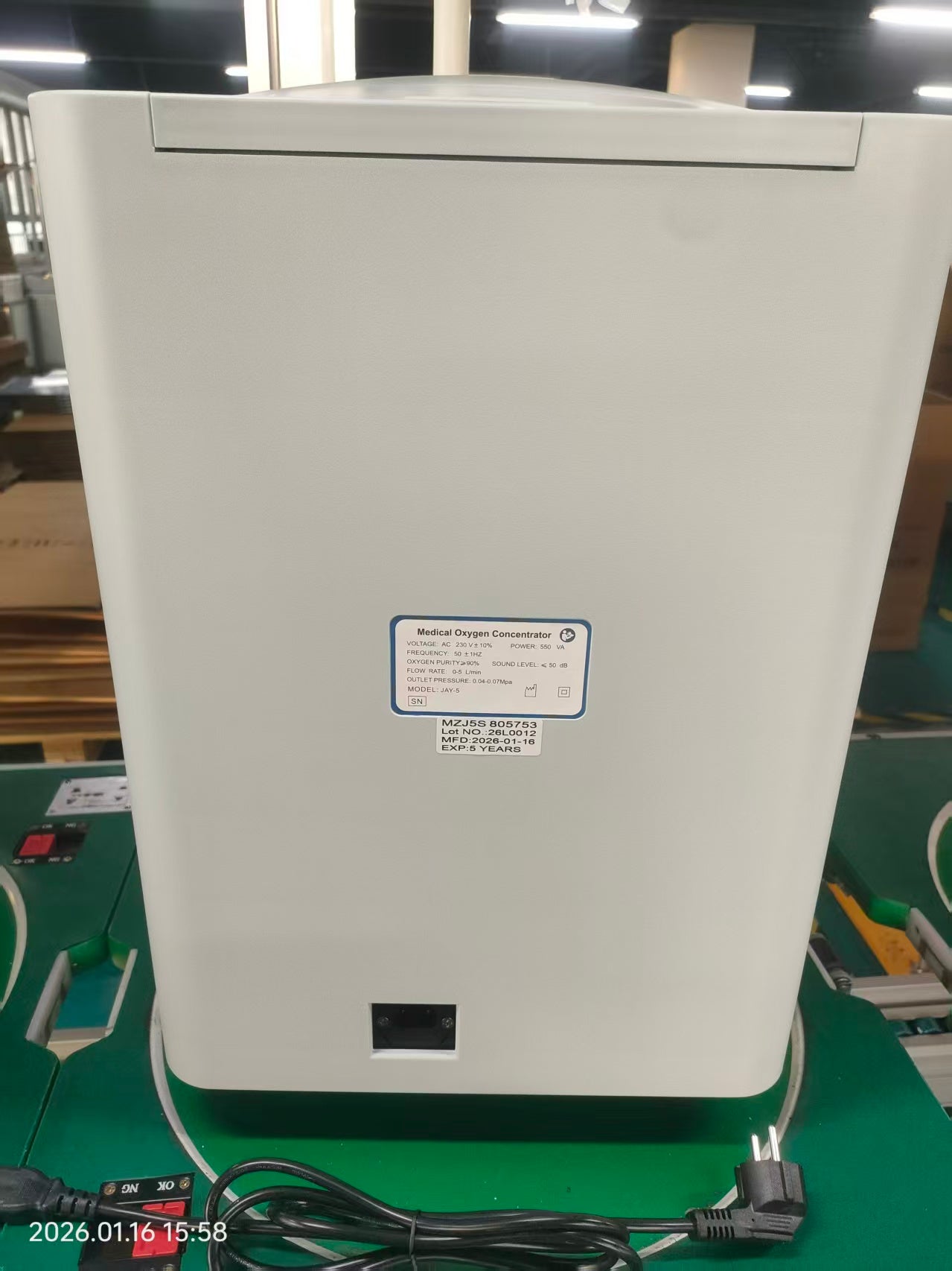 5L Oxygen Concentrator