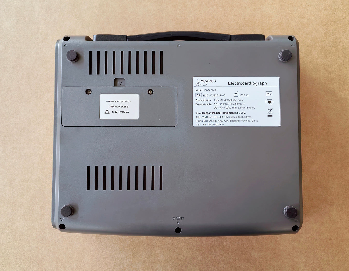 12 - Channel Electrocardiograph With Built - in Printer