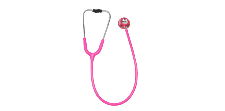 DELUXE DUAL HEAD STETHOSCOPE WITH NON-CHILL RING