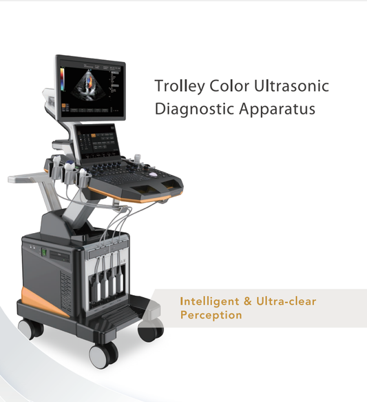 Trolley Color Ultrasonic Diagnostic Apparatus
