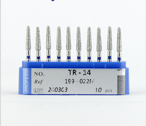 Dental TR-14 Taper Round End Diamond Burs