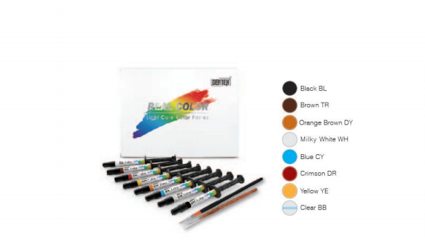 Flow‑Color Light Curing Dental Composite Resins