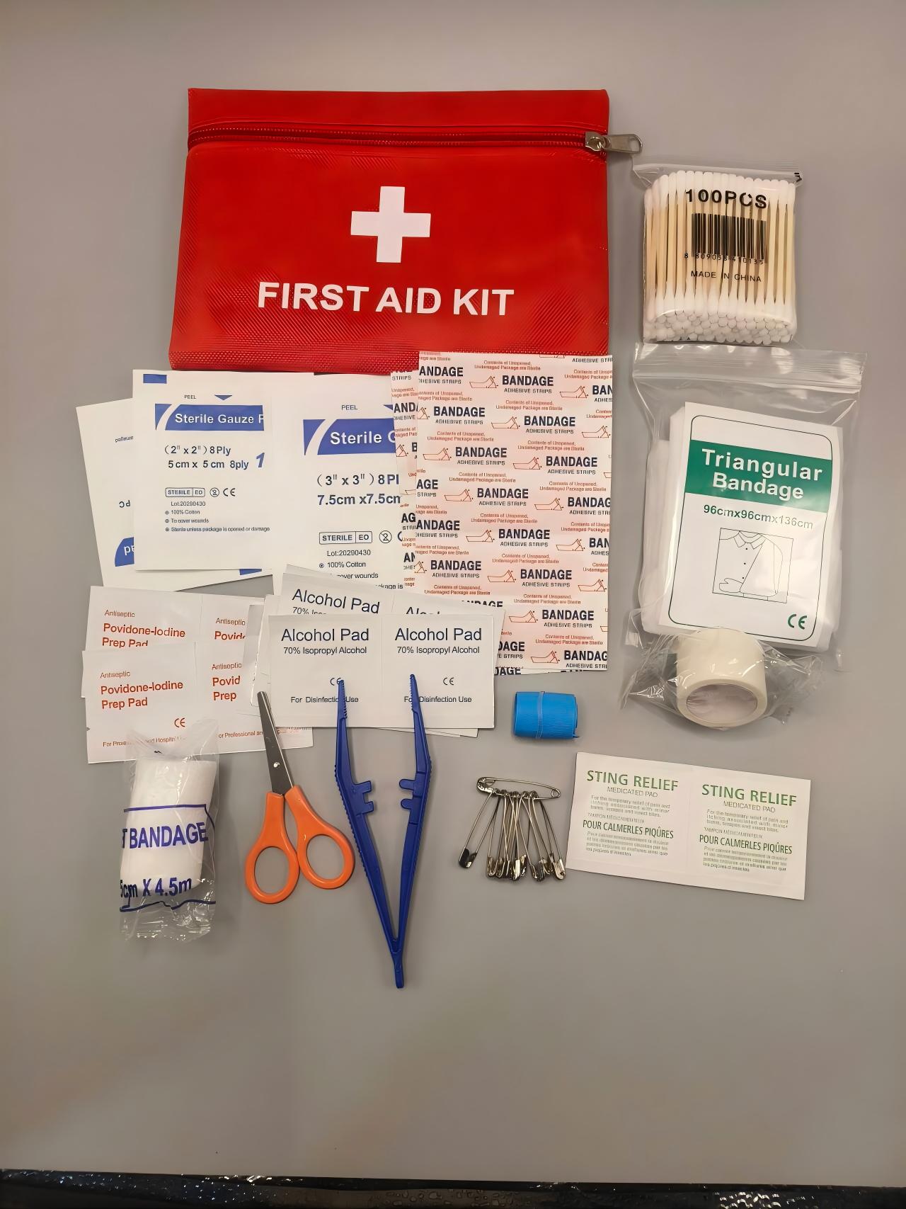 15-Piece First Aid Kit