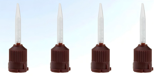 Brown Dual-Cure Straight Mixing Tip