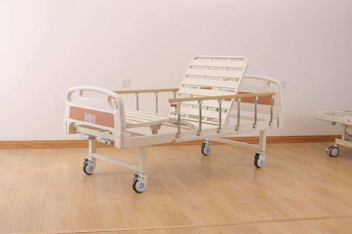 Hidden Double Crank Hospital Bed