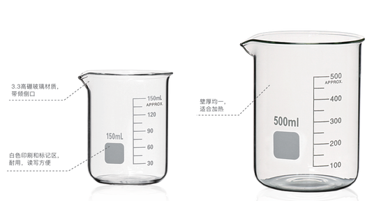 Borosilicate Graduated Glass Beaker