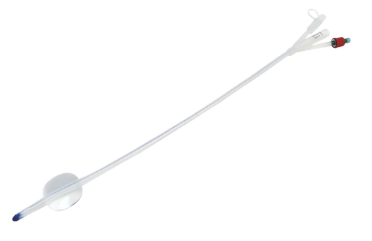 Silicone Foley Catheter With Irrigation Cap