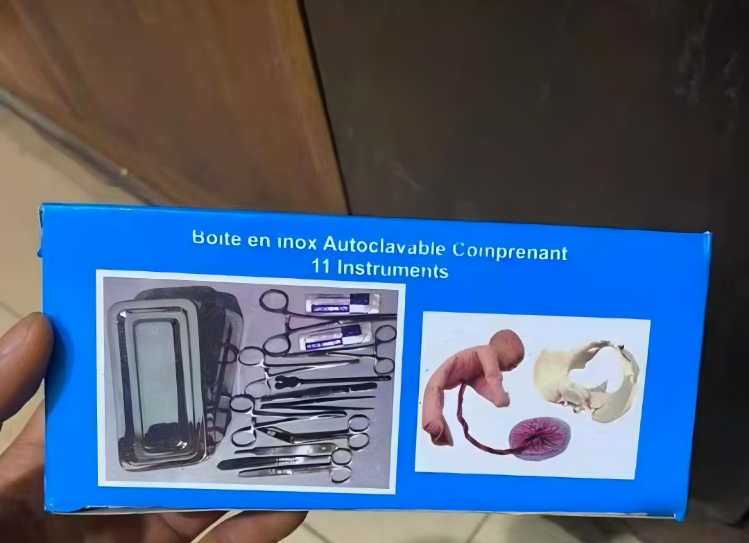 11 Pcs Autoclavable Stainless Steel Obstetric Surgical Instrument Set