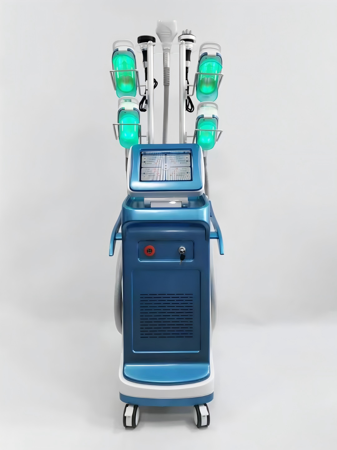 Vertical 5 Handles 360° Cryolipolysis Fat Freezing Slimming Machine