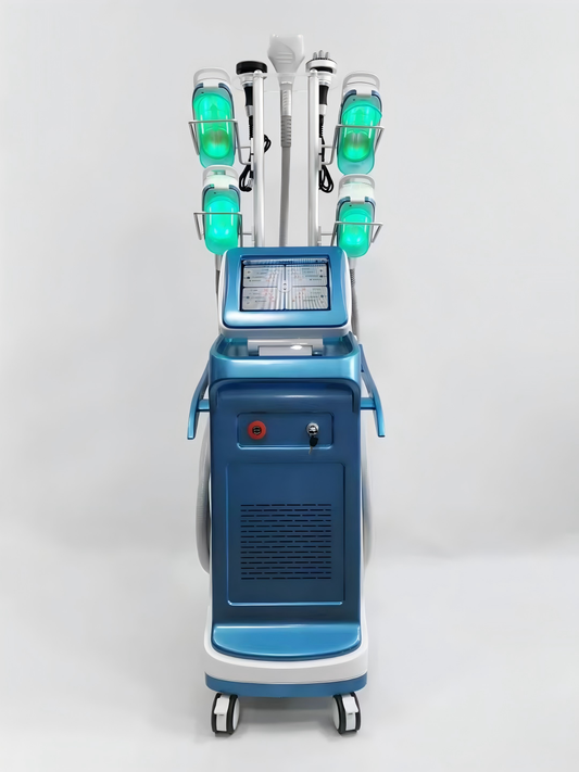 Vertical 5 Handles 360° Cryolipolysis Fat Freezing Slimming Machine