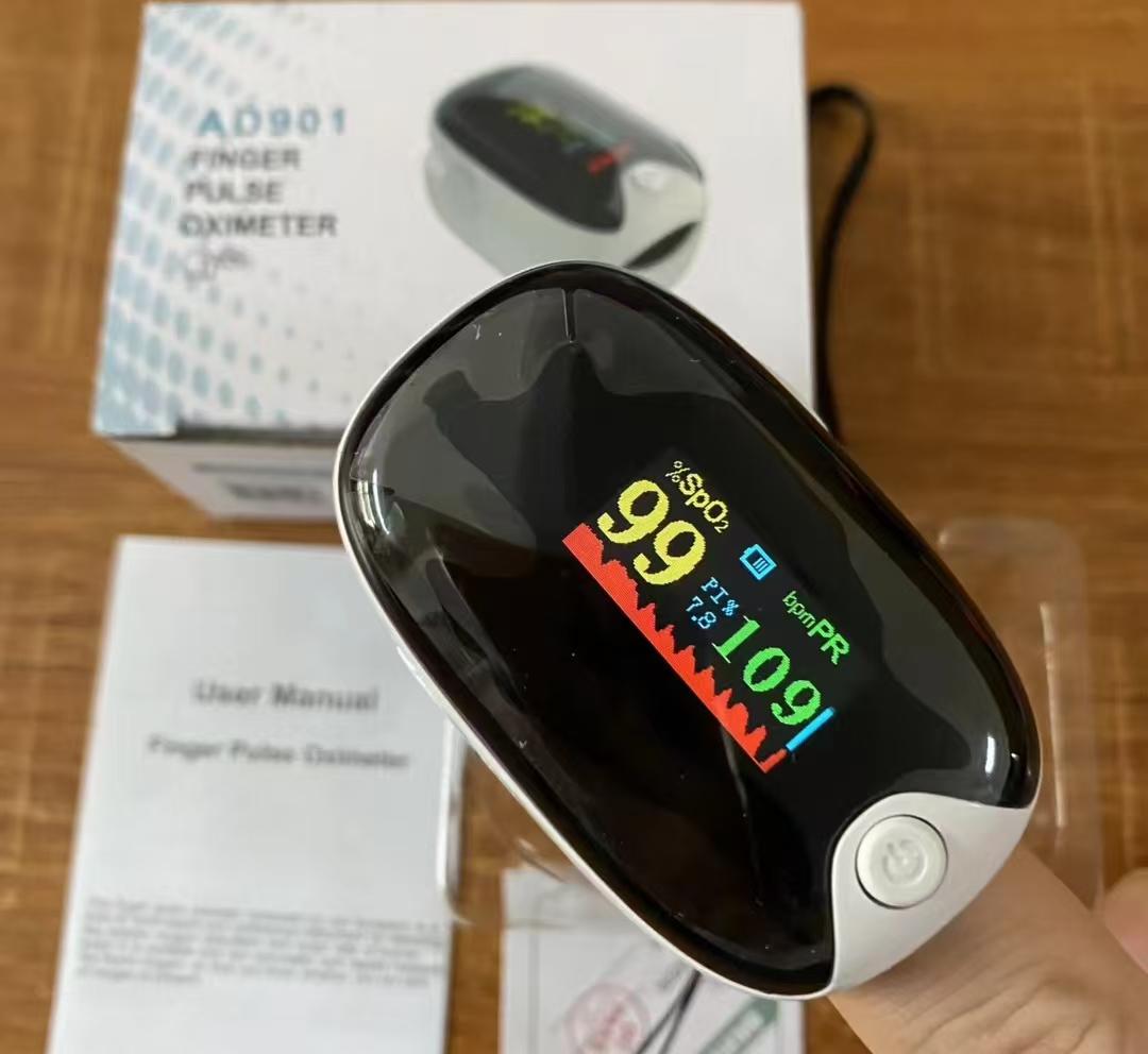 TFT Screen Fingertip Pulse Oximeter