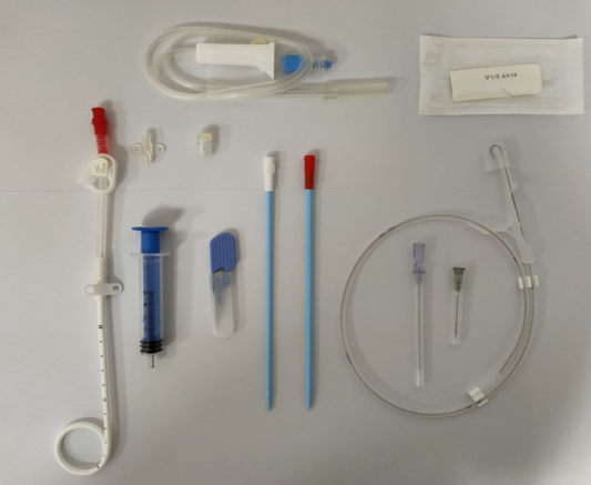 Single Lumen Shape of Catheter tip: Straight or Pigtail