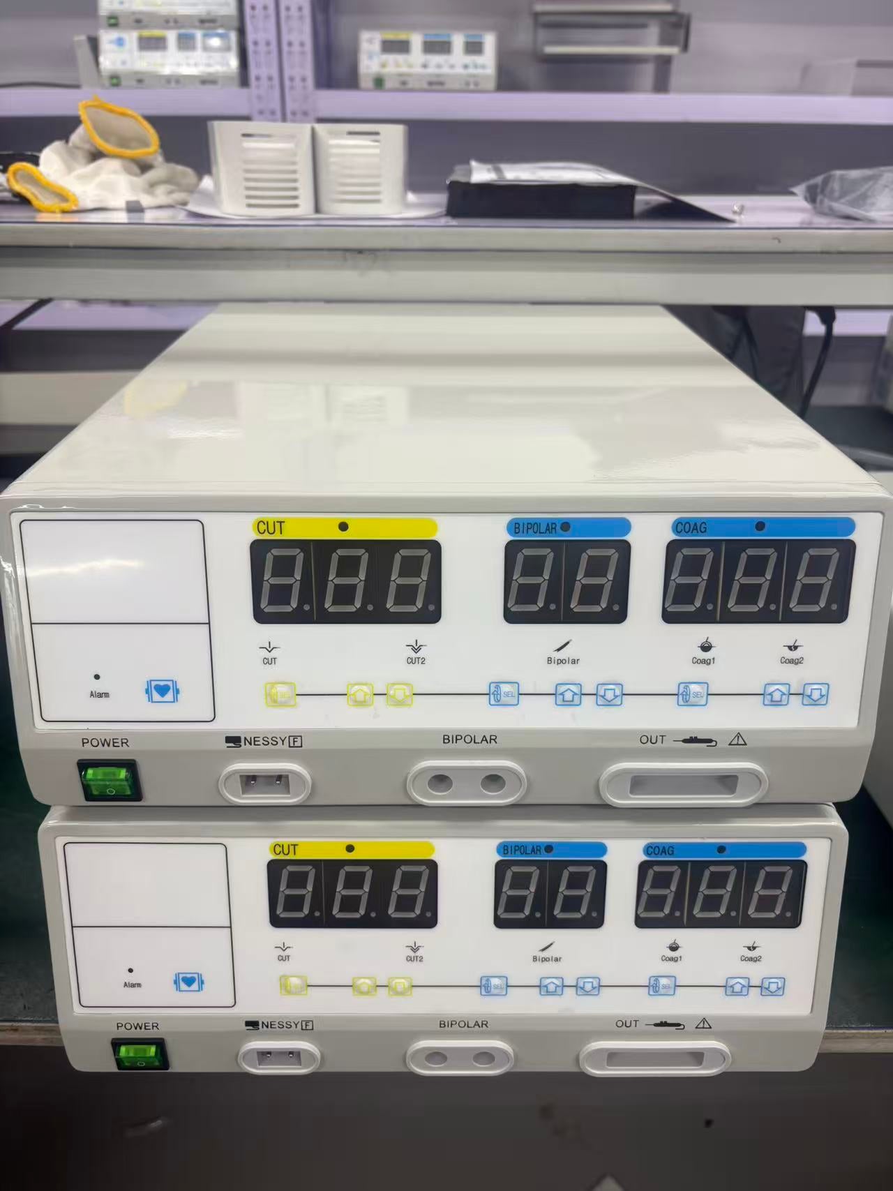 High-Frequency Electrosurgical Unit (ESU) - Bipolar/Monopolar Cutting & Coagulation Device for Hospital Surgery