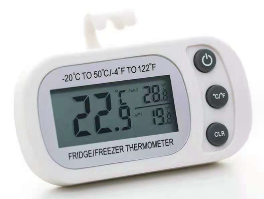 Portable suspended LCD large screen display household digital refrigerator thermometer